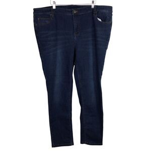 Matilda Jane Womens Hummingbird Skinny Jeans High Rise Embroidered Blue Size 20